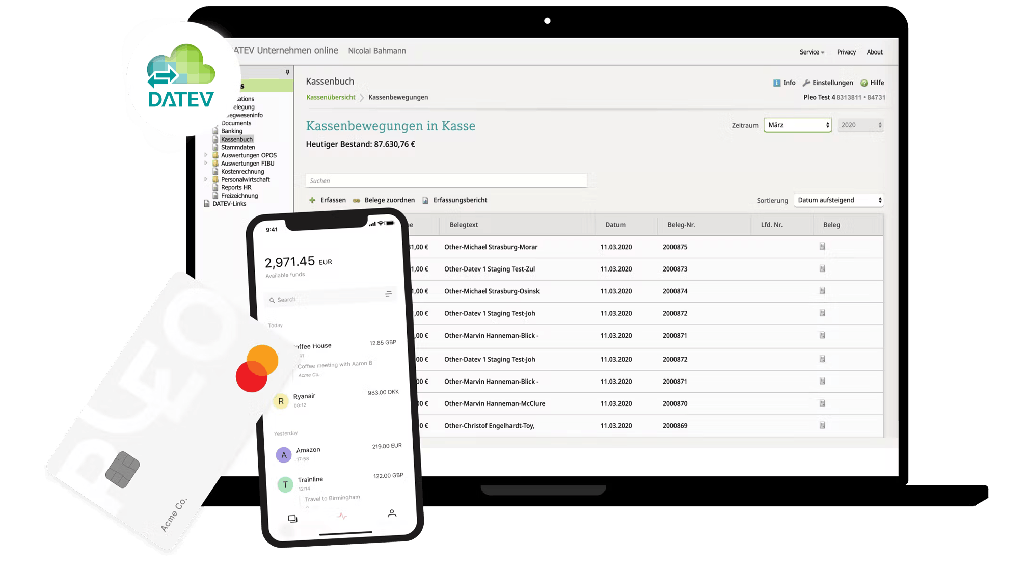 Pleos Schnittstelle zu DATEV
